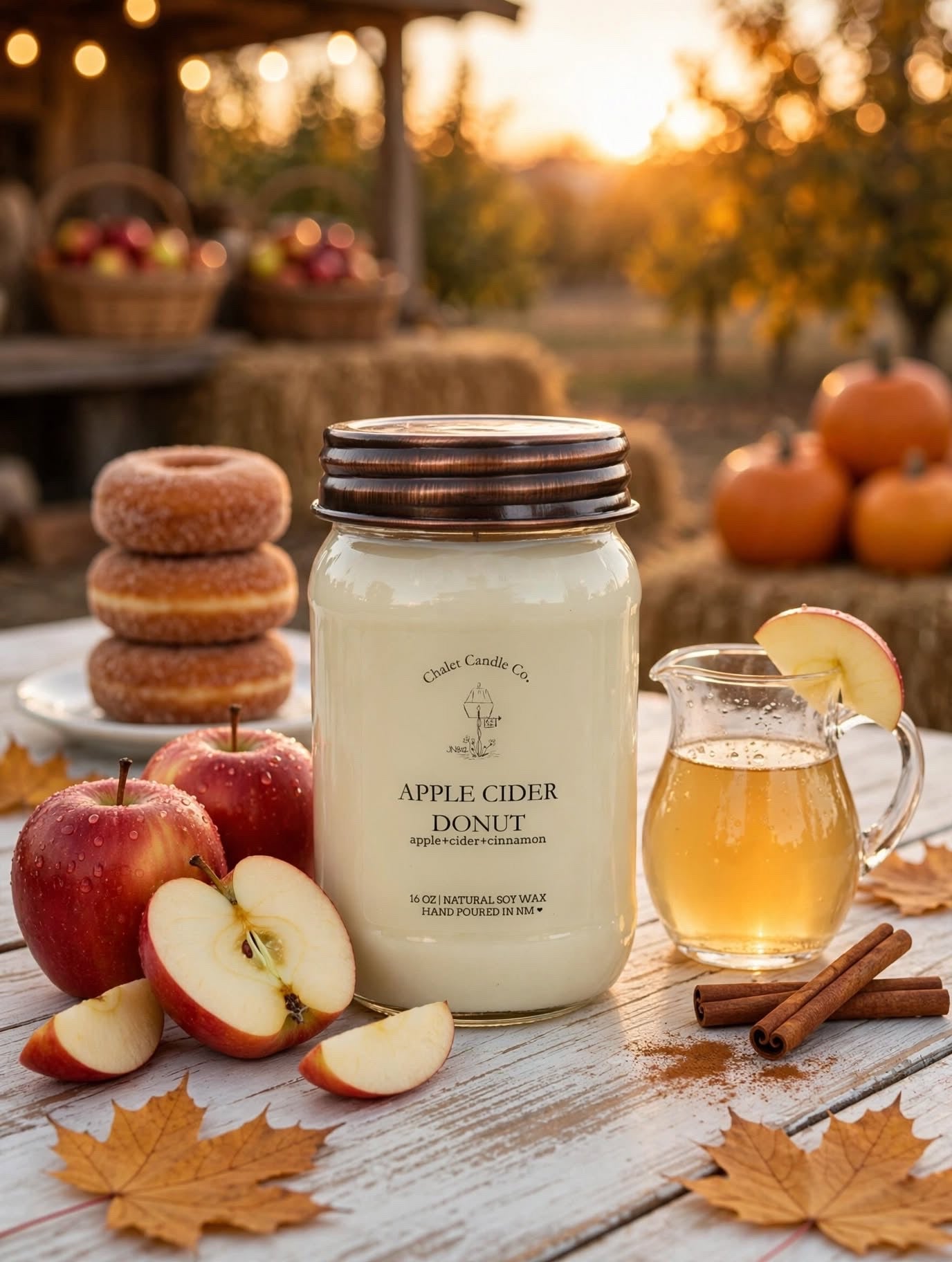Donut de sidra de manzana