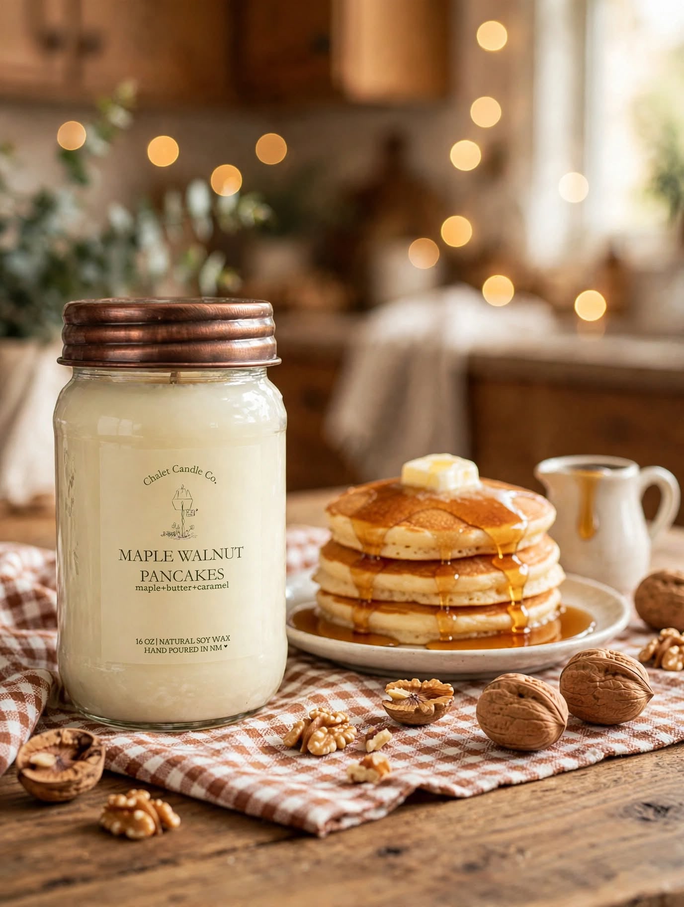 Maple Walnut Pancakes