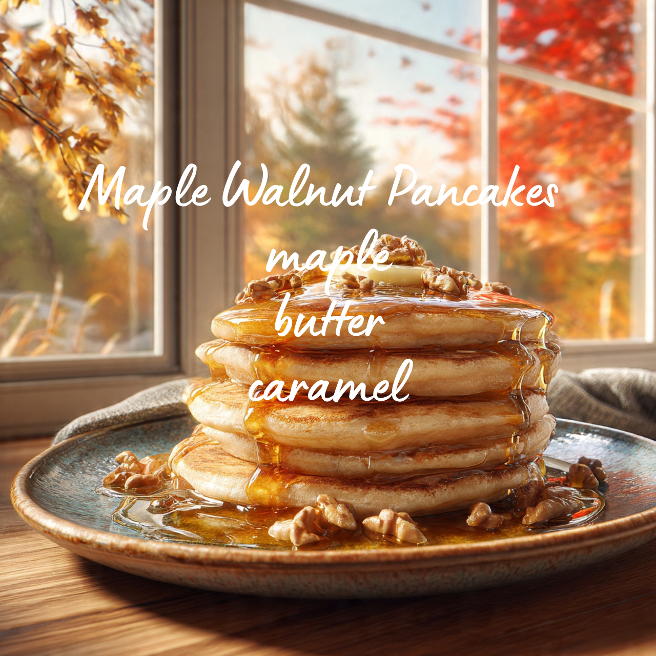 Maple Walnut Pancakes